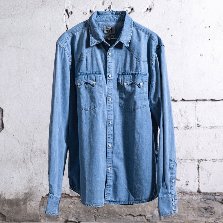 Jeans skjorte "Roper shirt" Jeans skjorte "Roper shirt"